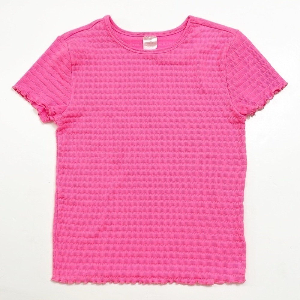 NOBO No Boundaries neon pink ribbed top